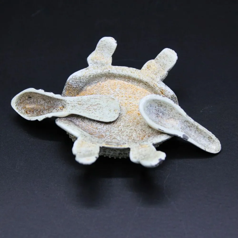 Vintage Florenza Articulated Turtle Pin Cushion Bobbing Head Tail Sewing Decor